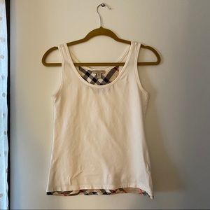 Burberry Brit white tank top